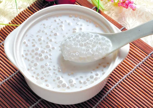 Miniatura 2 de Pequeñas perlas de tapioca boba (bolas de sagú) de yuca – Crea una perfección masticable en el té de leche Boba de burbujas taiwanés, pudín