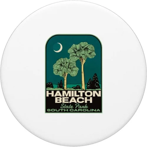 Miniatura 3 de Hamilton Beach State Park SC - PopSockets de viaje vintage intercambiables