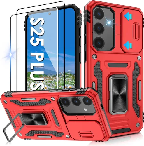 Miniatura 43 de Gritup para Samsung Galaxy S22 Funda con protectores de pantalla HD de 2 paquetes y cubierta deslizante para la cámara, protección contra caídas