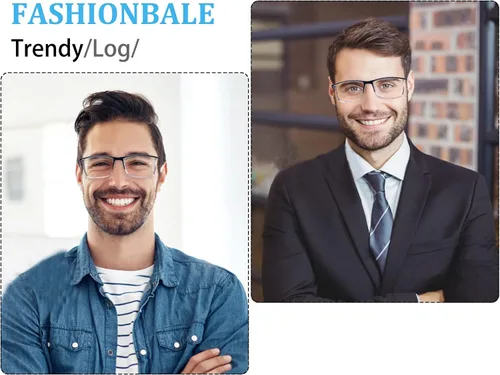 Miniatura 3 de Paquete de 4 lentes de lectura con bloqueo de luz azul para hombres y mujeres, lectores de computadora con bisagras de resorte, antirreflejos/fatiga