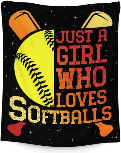 Miniatura 11 de COZYAURA Manta de sóftbol, regalos de equipo de sóftbol para niñas, mujeres y jugadores, 30 x 40 pulgadas, acogedoras mantas mullidas para sofá