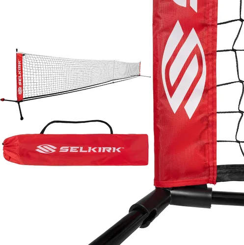 Selkirk Sport Red de pickleball de ajuste rápido | Tamaño reglamentario USAPA | Configuración rápida de 5 minutos | Portátil y ligera | Resistente
