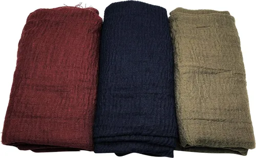 Miniatura 4 de Chal de bufanda para mujer para todas las estaciones, 3 bufandas de pañuelo.