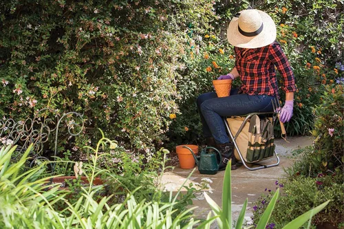 Miniatura 7 de Picnic TIME Star Wars Darth Vader Gardener Asiento plegable con herramientas, taburete de jardín plegable con bolsa desmontable y organizador