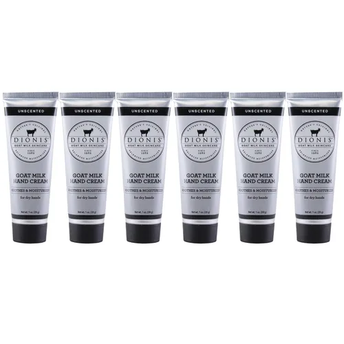 Miniatura 16 de Dionis Crema de manos de leche de cabra – Loción hidratante para piel seca, segura para pieles sensibles – Love 1 oz (paquete de 6)
