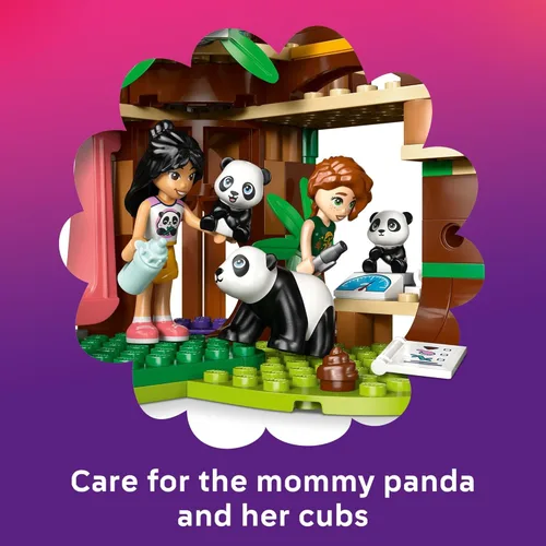 Miniatura 4 de LEGO Friends Santuario de Pandas Cuidado de Animales Juego de Construcción y Pretensión para Niñas y Niños - Juego Interactivo de Narración