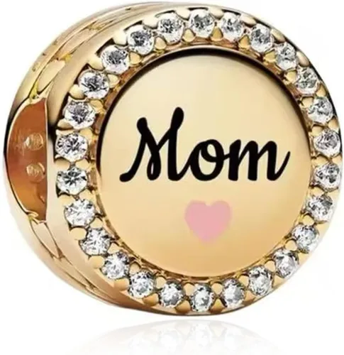 Miniatura 92 de Dijes de plata de ley 925 con diseño de oso dorado para mujer, pulseras y collares, regalos para familiares y amigos, 3 piezas/paquete