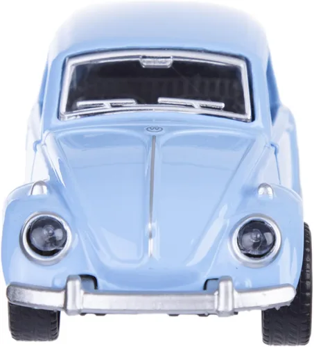 Miniatura 7 de Berry President 1967 Clásico Beetle Bug Vintage 1/32 Escala Diecast Metal Coche de Juguete con tracción trasera para Regalo/Niños (Azul Cielo)