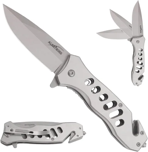 Miniatura 8 de ALBATROSS EDC - Navaja táctica plegable de bolsillo genial y afilada, cuchillos de apertura asistida por resorte SpeedSafe con bloqueo de línea