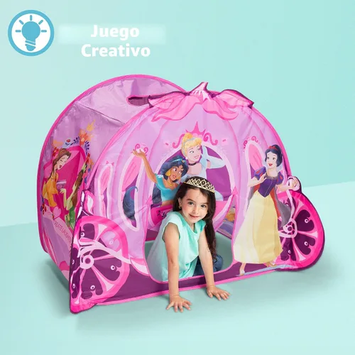 Miniatura 4 de Playhut, tienda para jugar con carruaje de princesas de Disney