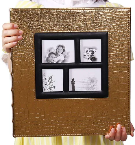 Vienrose Álbum de fotos para 600 fotos de 4 x 6 pulgadas, cubierta de cuero, capacidad extra grande para bodas, bebés y vacaciones