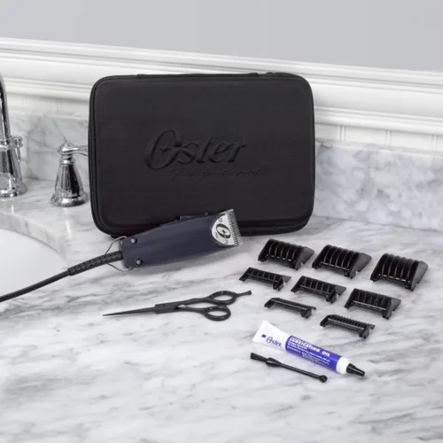 Miniatura 4 de Oster Pro - Kit de corte de pelo ajustable y cortadora de cabello, 1 unidad, azul marino