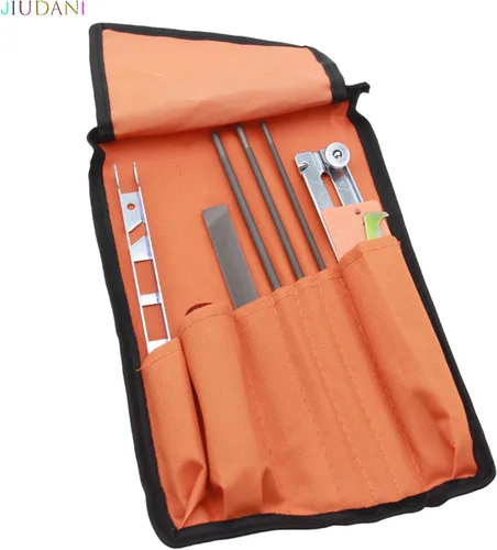 Miniatura 2 de Afila sin esfuerzo tus cuchillas de motosierra con nuestro kit de 12 archivos de afilador de motosierra, incluye varios tamaños de limas