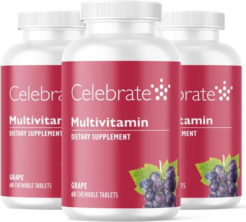 Miniatura 8 de Celebrate Vitamins Bariatric Multivitamínico masticable, sin hierro, suplemento de gastrectomía postgástrica y gastrectomía de manga para hombres
