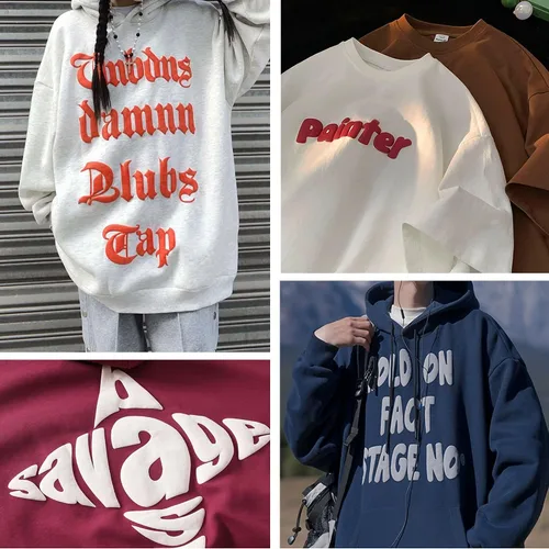 Miniatura 6 de RENLITONG - Vinilo de transferencia de calor mate 3D Puff HTV de 12 pulgadas por 6 pies, rollo para planchar para prensa de calor, camisetas