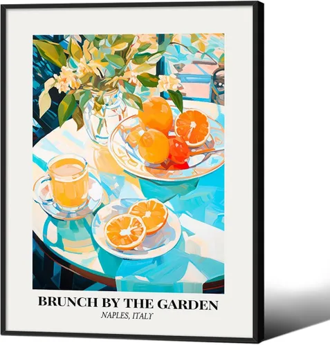 Miniatura 29 de Póster de pintura al óleo colorida de ventana abierta, arte de pared abstracto impresionista famoso y moderno, impresiones de lienzo estético