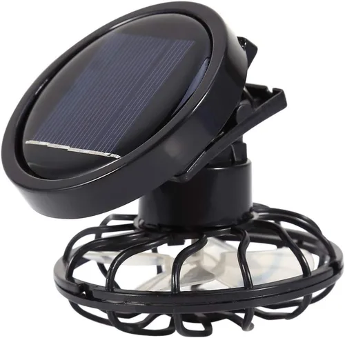 Miniatura 6 de YOUTHINK Ventilador solar portátil, mini clip eléctrico para camping, ventilador de ahorro de energía para picnic, pesca, parque, viajes