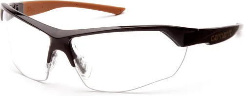 Miniatura 3 de Carhartt -CHB1110DT Gafas de seguridad antivaho Braswell Protección para los ojos, montura negra, lente transparente