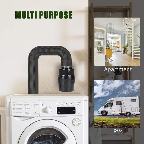 Miniatura 7 de Kit de ventilación para secadora interior 3 en 1 con trampa para pelusas y filtro de agua para secadora eléctrica