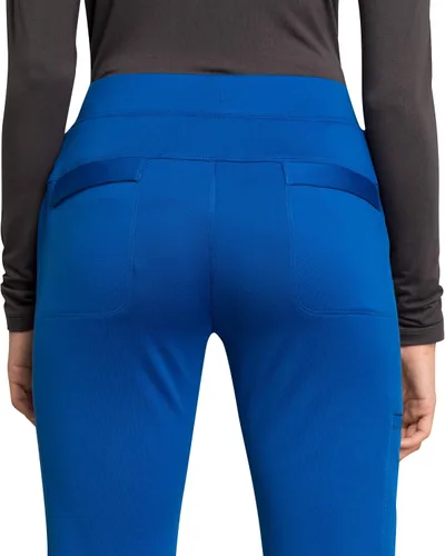 Miniatura 6 de CHEROKEE Statement - Pantalones descartables de tiro medio, pierna recta, con cordón para ajustar.