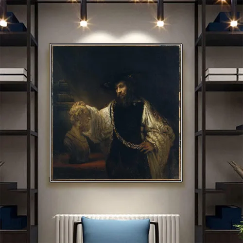 Miniatura 24 de Rembrandt - Kit de pintura de diamantes para adultos, 5D con taladro redondo completo, kit de pintura de diamantes para decoración del hogar