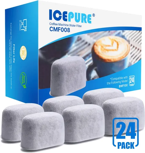 ICEPURE Filtro de agua de repuesto para máquina de café Breville BWF100, BES980XL, BES920XL, BES870XL, máquinas de café expreso barista, resina de