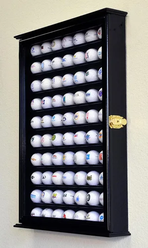 Miniatura 3 de 70 pelotas de golf vitrina gabinete pared soporte w/98% protección UV
