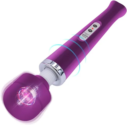Miniatura 7 de YEVIOR Varita masajeadora eléctrica personal inalámbrica con 10 potentes ajustes de pulso, masajeador vibratorio de mano recargable para aliviar