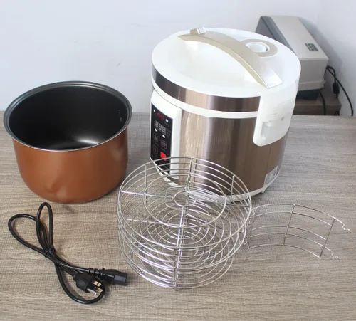 Miniatura 5 de Fermentador de ajo negro de 5 litros completamente automático, control inteligente, fabricación de ajos, cocinado de ajo de varios dientes, aprobado