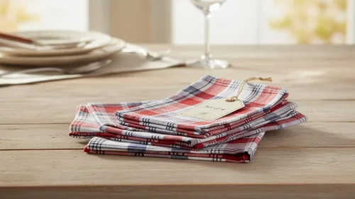 Miniatura 8 de Lintex Home Bargains Plus - Servilletas de tela patrióticas para celebración, juego de 4 Rojo Blanco y Azul, Algodón, Servilleta Americana Tela A