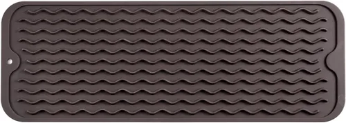 Miniatura 14 de MicoYang Alfombrilla de silicona para secado de platos para múltiples usos, fácil de limpiar, ecológica, resistente al calor, alfombrilla