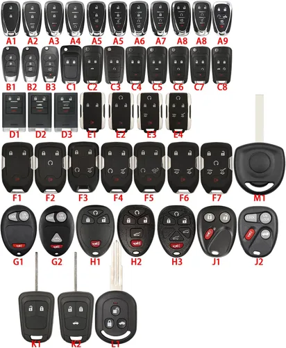 Miniatura 3 de para Chevrolet Monza Funda de silicona para llave de coche (Negro)