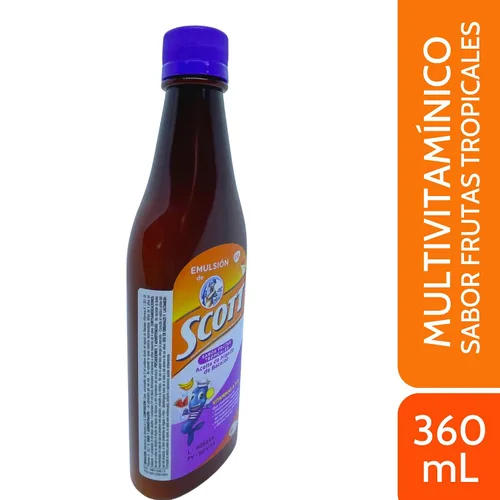 Miniatura 4 de Emulsion de Scott Frutas Tropicales (fruta tropical) (12.2 fl oz)
