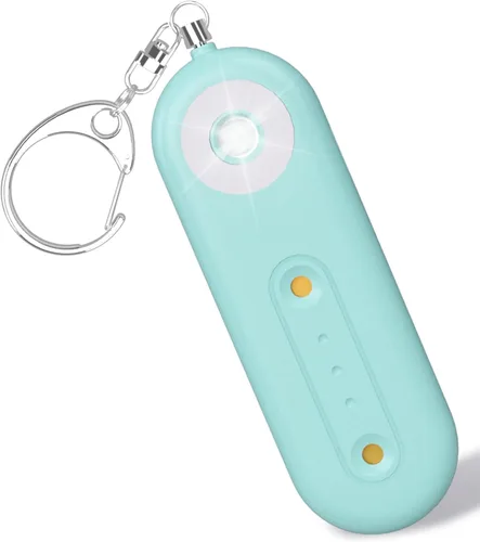 Miniatura 10 de ROTOPATA Luz estroboscópica de alarma de seguridad personal para mujeres, llavero de autodefensa de sirena de emergencia extra fuerte de 130 dB