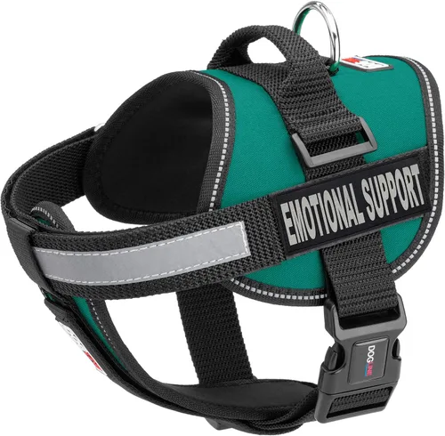 Miniatura 17 de Dogline Unimax - Arnés de chaleco multiusos Unimax para perros y 2 parches de soporte emocional extraíbles con respaldo de velcro