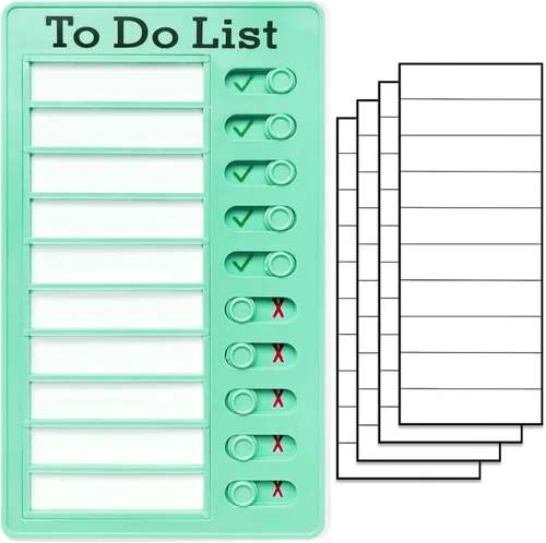 Miniatura 10 de Tabla de tareas para niños, lista de tareas, tabla de rutina diaria y lista de verificación de planificación y tabla de planificación portátil