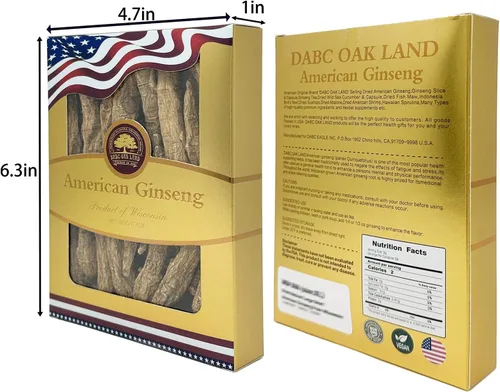 Miniatura 5 de DOL - Raíces de ginseng americano de Wisconsin cultivadas a mano, perlas de ginseng cultivadas a mano, 4 onzas (3.99 oz/caja)