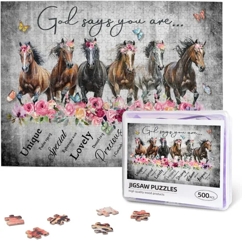 Miniatura 21 de Rompecabezas de 500 piezas para mujeres afronegras para adultos, Biblia América, mujer africana, fiesta, arte y baile, citas inspiradoras