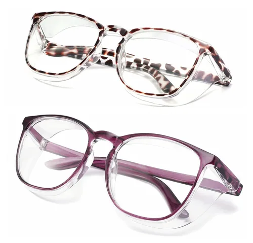 Miniatura 16 de Alsenor Gafas de seguridad antiniebla, gafas protectoras con bloqueo de luz azul, antipolvo, protección UV, para hombres y mujeres (jade)