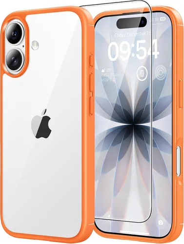 Miniatura 140 de TAURI Funda magnética 2 en 1 transparente para iPhone 14 Pro, compatible con Magsafe [no amarillenta] con protector de pantalla, protección de grado