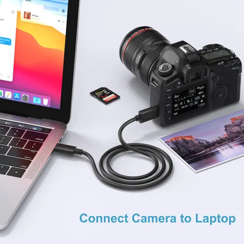 Miniatura 4 de Cable micro B a USB C, cable de disco duro externo USB 3.1 Gen1 5Gbps cable de repuesto de cámara de transferencia de datos compatible con Seagate