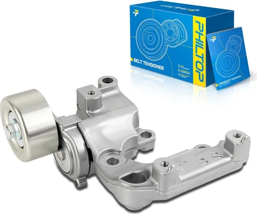Miniatura 21 de PHILTOP Conjunto de tensor de correa con polea para BMW 325i, X3, X5, Z4, 325Ci, 330Ci, 530i, 525i, 325xi, 330i, 330xi, correa dentada OE #