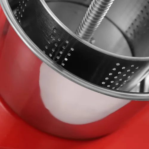 Miniatura 6 de Prensa de vino de frutas, máquina de prensa de uva de acero inoxidable de 0.8 galones/3L para hacer vino, barriles de prensa manual de vino