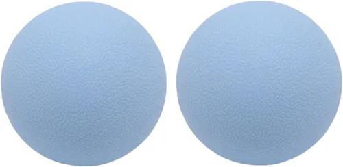 Miniatura 13 de Pelota de masaje pequeña y dura, paquete de 2. Bolas de lacrosse tamaño de bola para fascia, punto de gatillo, tejido profundo, liberación Naranja