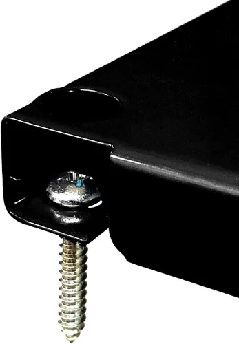 Miniatura 8 de Tablero horizontal para herramientas de garaje para pared, dos tablas de 32 pulgadas de ancho x 16 pulgadas de alto, fáciles de instalar Negro