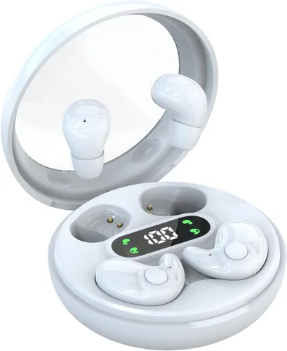 Miniatura 10 de 2-Pack Invisible Sleep Earbuds,Bluetooth 5.4 Ultra-Mini Stylish Headphones for Sleep,Comfortable Blocking Noise,Small mini Invisible Wireless