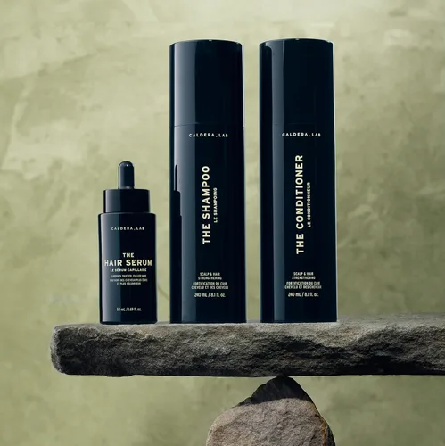Miniatura 7 de Caldera + Lab Sistema de Cuidado Capilar para Hombres – Champú, Acondicionador y Suero para el Cuero Cabelludo Sin Enjuague Set Limpio, Sin