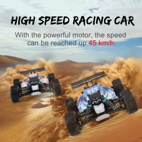 Miniatura 3 de GoolRC WLtoys A959 RC Car, 1:18 Escala 2.4Ghz Vehículo de Control Remoto Camiones todoterreno, 4WD 45KM/H Carreras de Alta Velocidad Buggy Car RTR