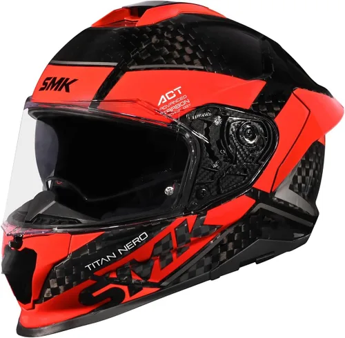 Miniatura 7 de SMK Helmets Titan Carbon Full Face Motorcycle Helmet