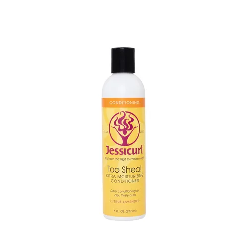 Miniatura 11 de Jessicurl, Too Shea! Acondicionador extra hidratante para cabello rizado, Island Fantasy, 8 onzas líquidas, acondicionador sin enjuague para cabello